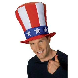 Adult's Uncle Sam Stovepipe Hat