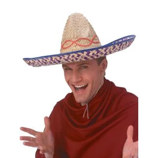 Sombrero Embroidered Straw