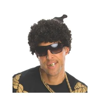 Mens Tight Fro Wig