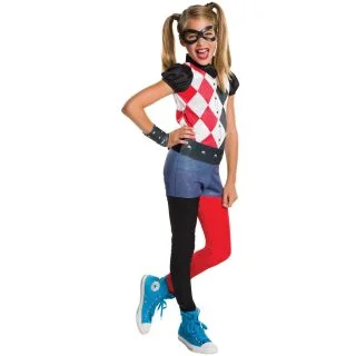 DC SuperHero Harley Quinn Costume for Kids
