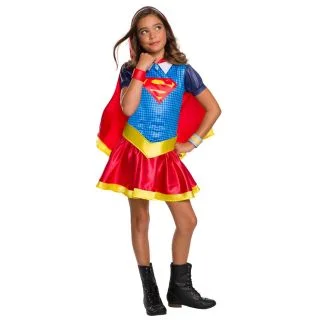 Girls Supergirl Hoodie Dress
