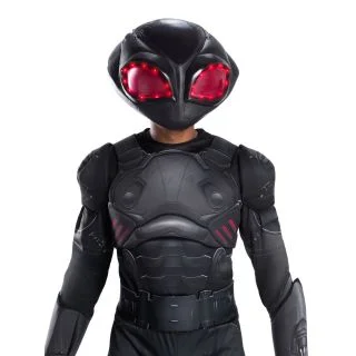 Adults Black Manta Overhead Light Up Mask