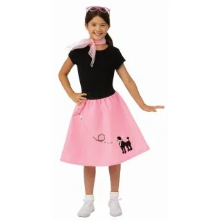 Poodle Skirt Girls Costume