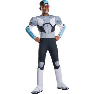 Boys Deluxe Teen Titan Go Movie Cyborg Costume