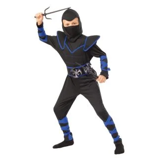 Blue Ninja Costume for Kids