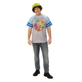 Dustin of Stranger Things Arcade Cats Adult T-Shirt