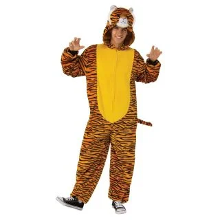 Bold Orange Tiger Comfy Wear Adult Unisex Costume