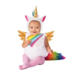 Rainbow Unicorn Baby Girl Costume