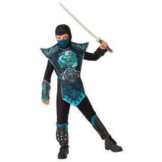 Boy's Blue Dragon Ninja Costume