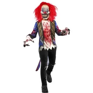Child Creepy Clown Costume