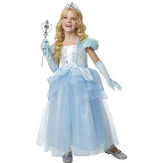 Blue Princess Girls Costume