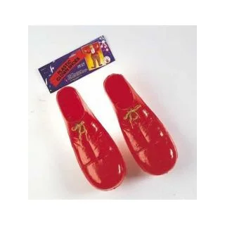 Plastic Red Clown Shoes