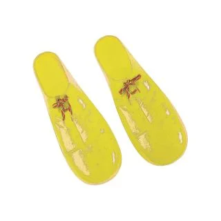 Plastic Yellow Clown Shoes