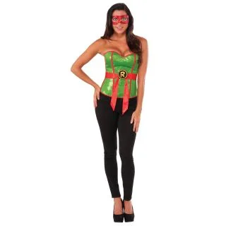 Adult TMNT Raphael Sequin Corset Costume