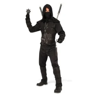 Mens Dark Ninja Costume