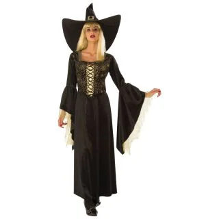 Golden Web Witch Costume for Women