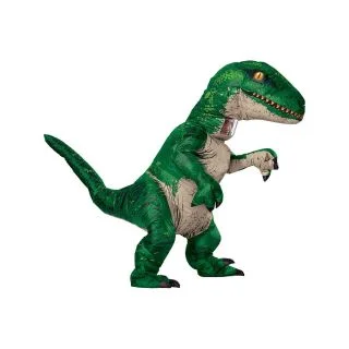 Velociraptor Adult Inflatable Costume With Sound