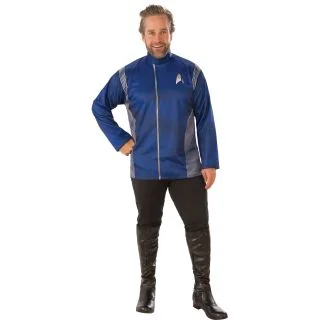 Mens Star Trek Discovery Silver Science Top