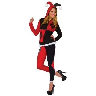 Adult Harley Quinn Fitted Hoodie (S-M)