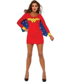 Sexy Wonder Woman Cape Dress Cos