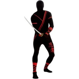 Ninja Skin Suit Costume for Adults