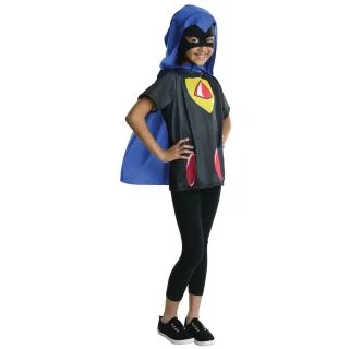 DC Teen Titans Kids Raven Costume Top