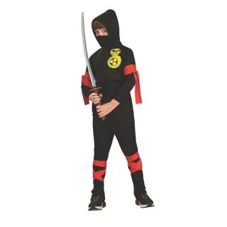 Black Ninja Fuller Cut Kids Costume