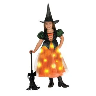 Light Up Twinkle Witch Girls Costume