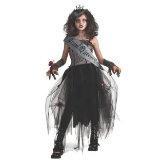 Tween Gothic Prom Queen Costume for Kids