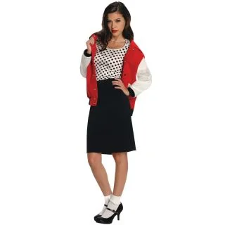 Womens Fun and Flirty 50S Rebel Chick Costume