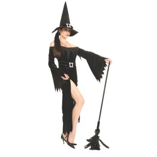Womens Fun and Flirty Wicked Witch Costume