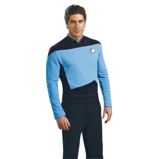 Star Trek TNG Mens Deluxe Science Uniform
