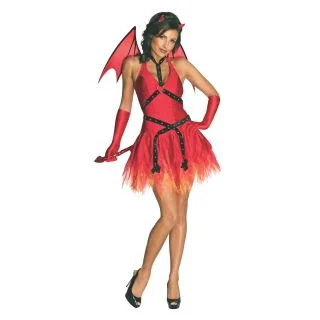 Womens Fun and Flirty Devilish Desire Costume