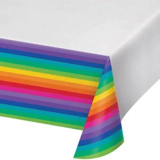 Rainbow Plastic Tablecover (1)