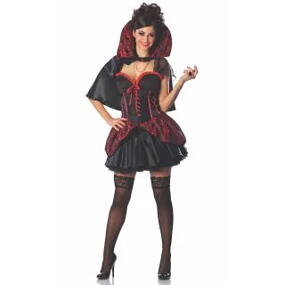 Womens Fun and Flirty Haunted Mistress Costume