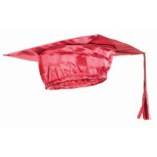 Red Graduation Adult Cap - One-Size