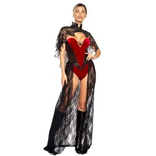 Ladies 2pc Vampy Vixen Sassy Costume