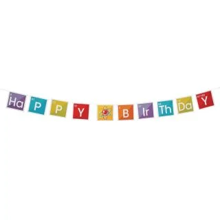 Science Party Birthday Banner (1)