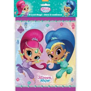 Shimmer and Shine Loot Bags (8 Count)