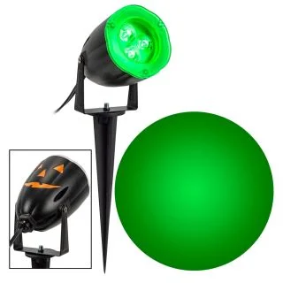 Green LED Light Projection