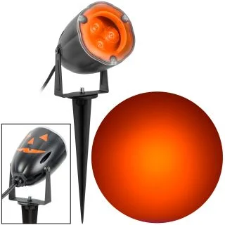 Orange LED Light Projection