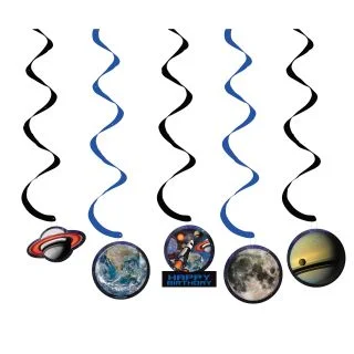Space Blast Dizzy Danglers w/ Cutouts (Each)