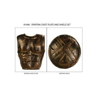 Greek Chestplate and Shield Set