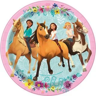 Spirit Riding Free 7" Plates (8)