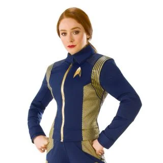 Womens Star Trek Discovery Gold Command Division Costume