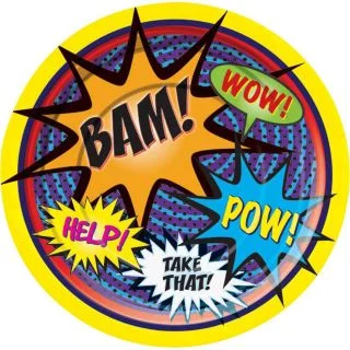 Superhero Cake Plate (8 Pack)