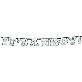 Tribal Boy "It's a BOY" Banner (1)