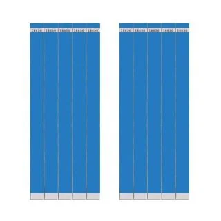 Blue 3/4" Paper Wristbands (100 Count)