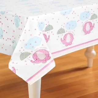 Umbrellaphants Pink Tablecover